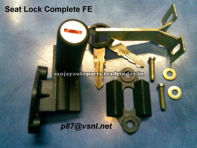 SEAT LOCK HOUSING WITH LOCK BAJAJ FE with COMPLETE FITTING KIT