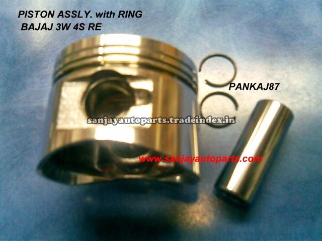 PISTON & RING ASSEMBLY FOR ALL 3 WHEELERS, BIKES & SCOOTERS