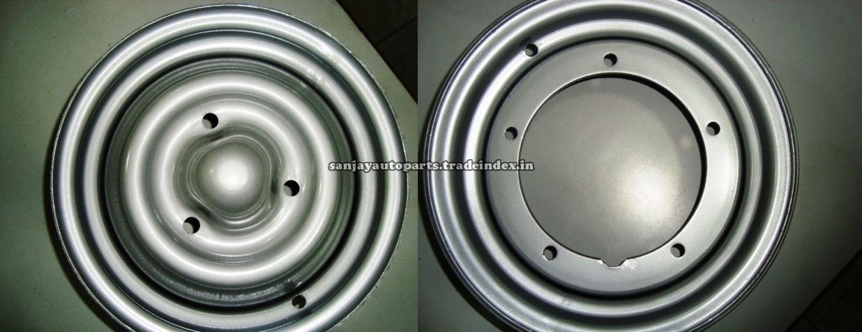 WHEEL RIM FOR APE OLD & NEW, ALFA, MINIDOR, MAHINDRA CHAMPION, VIKRAM, SITARA, GC-1000 & BAJAJ 3W 4S RE IN SINGLE PEICE