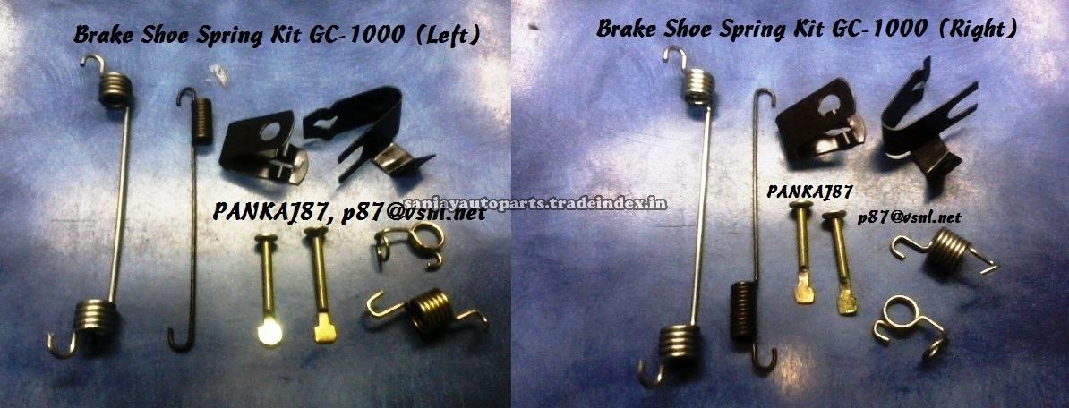 BRAKE SHOE SPRING KIT GC-1000 RIGHT & LEFT