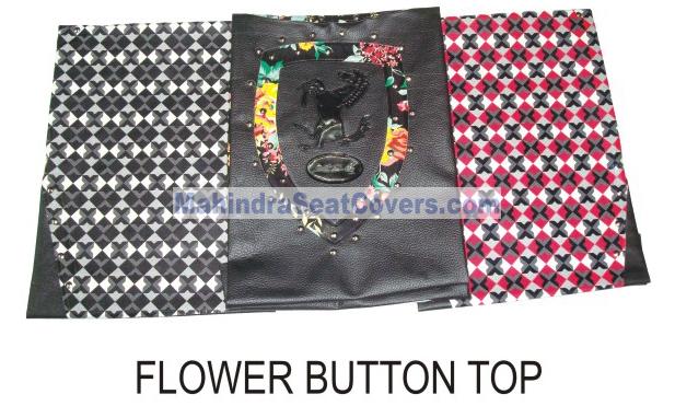 Flower Button Top