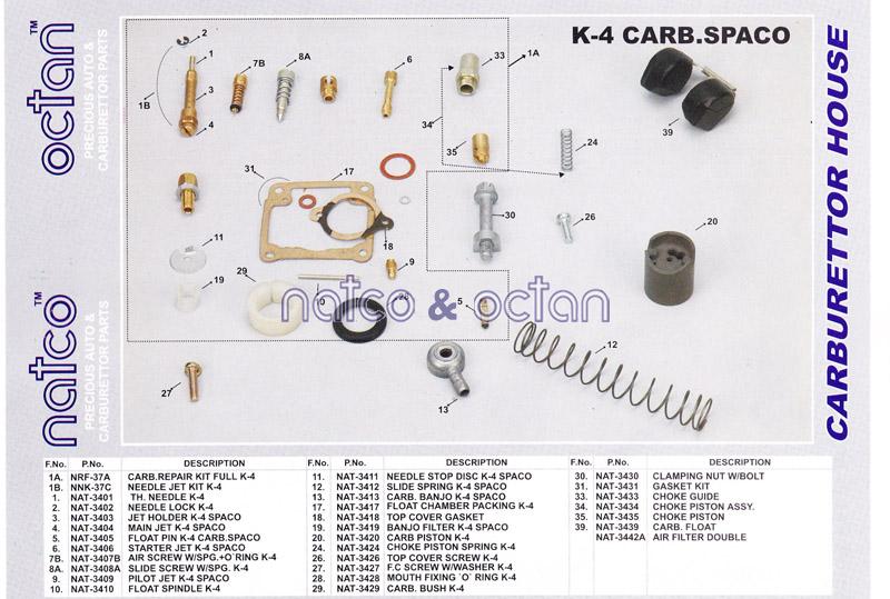 K-4 Spaco Carb.