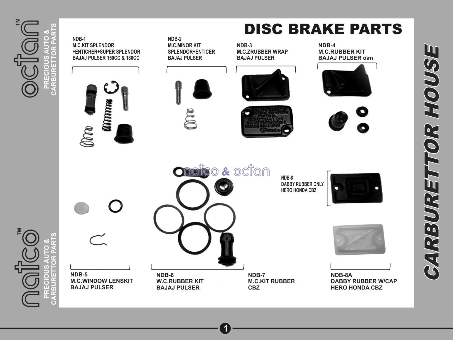 Disk Brake SPARE PARTS