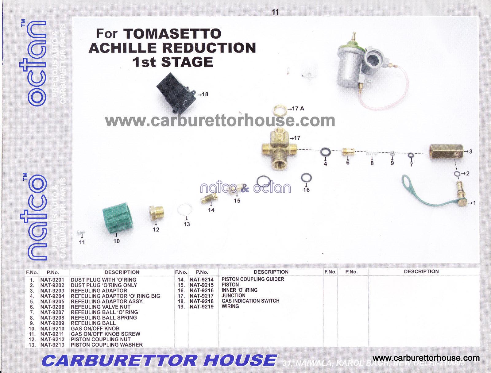 Tommasetto Achielli Regulator 1st Stage