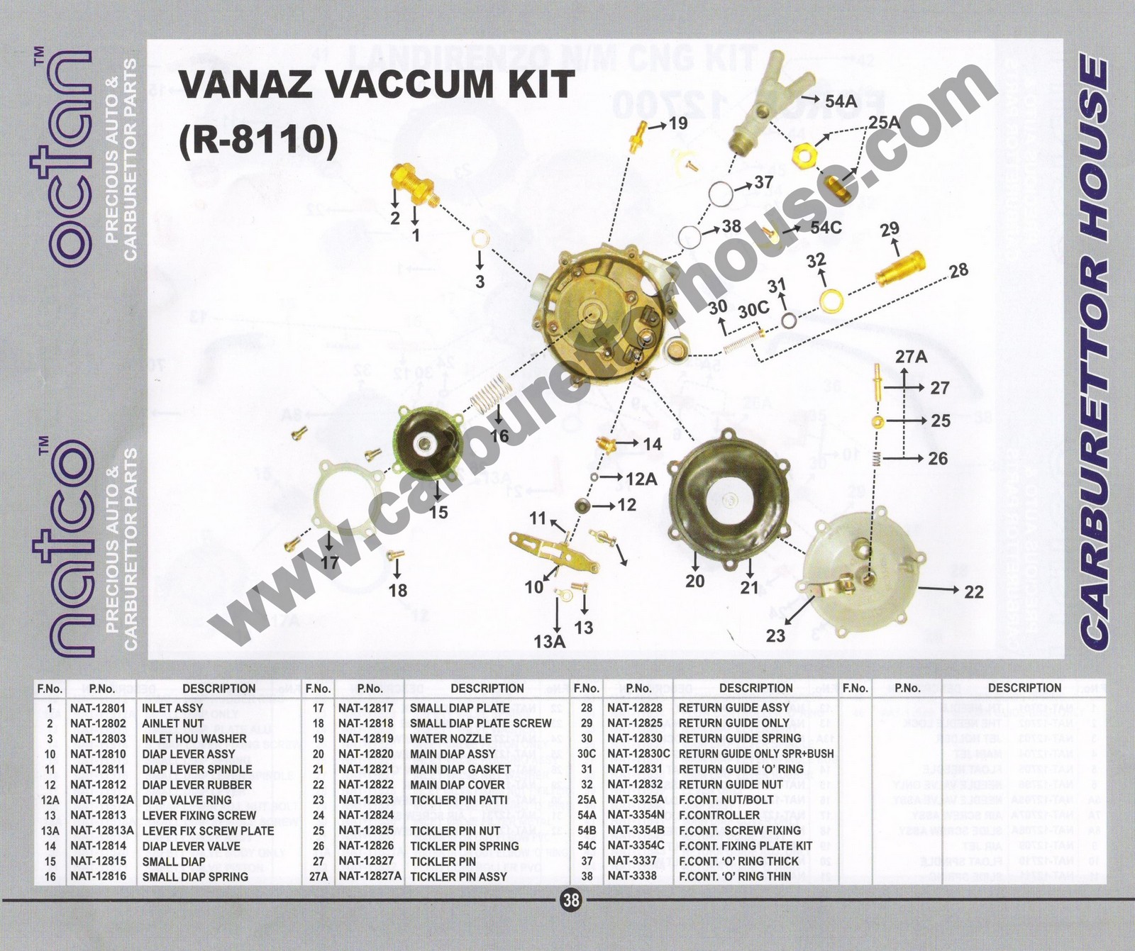 Vanaz Vaccum Kit R-8110