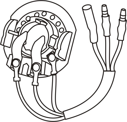 HEAD LAMP HOLDER 3WH 2 STROKE